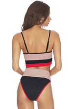 Load image into Gallery viewer, Color Block Spaghetti Strap Two-Piece Swim Set
