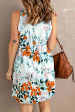 Load image into Gallery viewer, Printed Button Down Sleeveless Magic Dress
