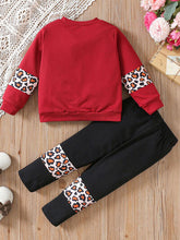 Load image into Gallery viewer, DADDY&#39;S GIRL MOMMY&#39;S WORLD Leopard Top and Pants Set
