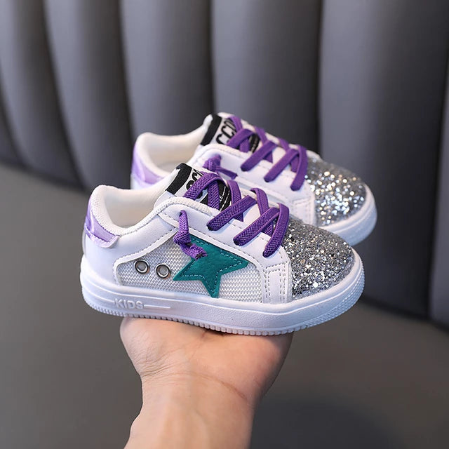 Kids Sparkling Star Sneakers