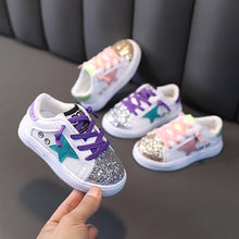 Load image into Gallery viewer, Kids Sparkling Star Sneakers
